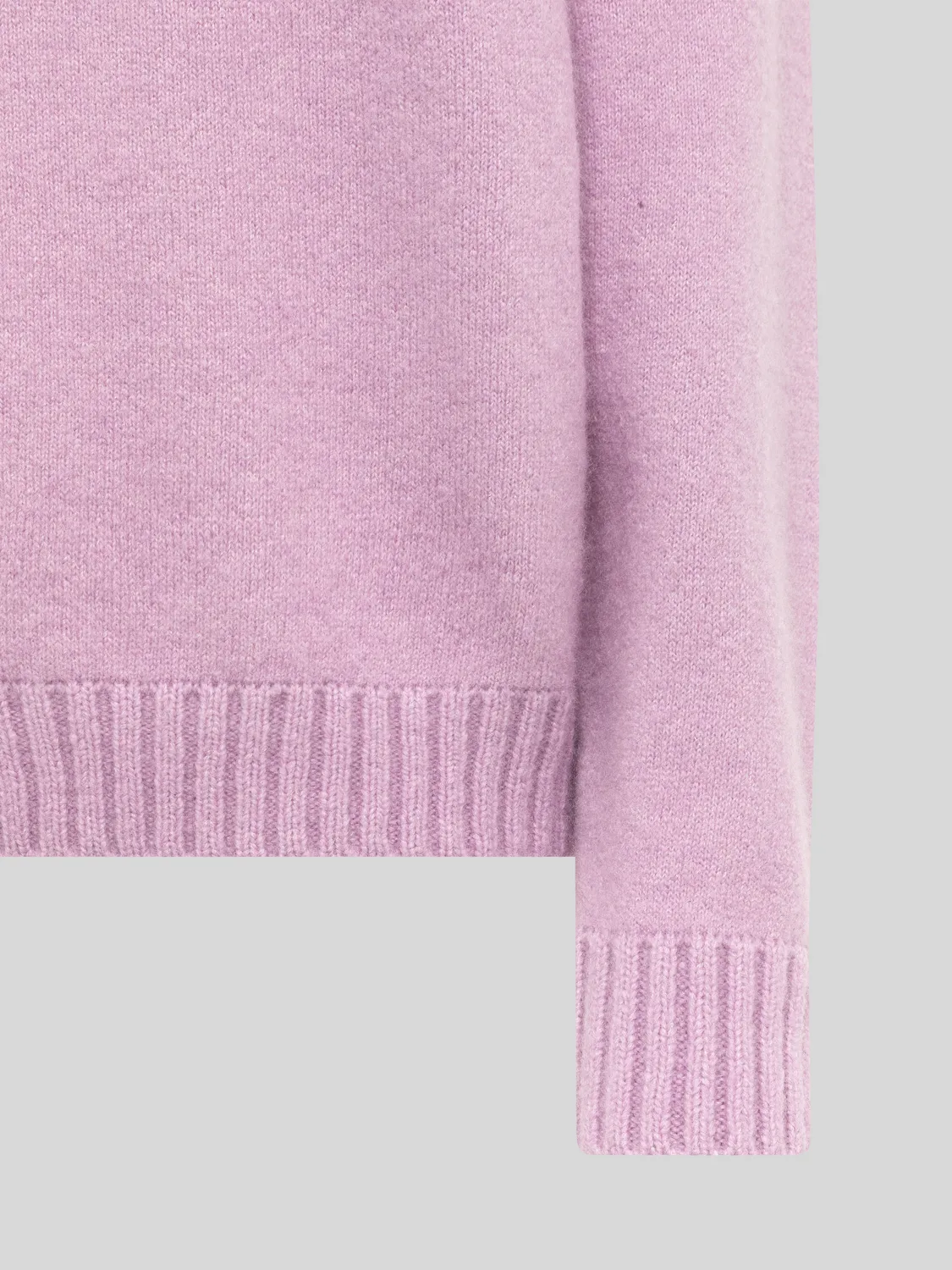 Laneus Cashmere and Silk Crewneck strik rosa dame