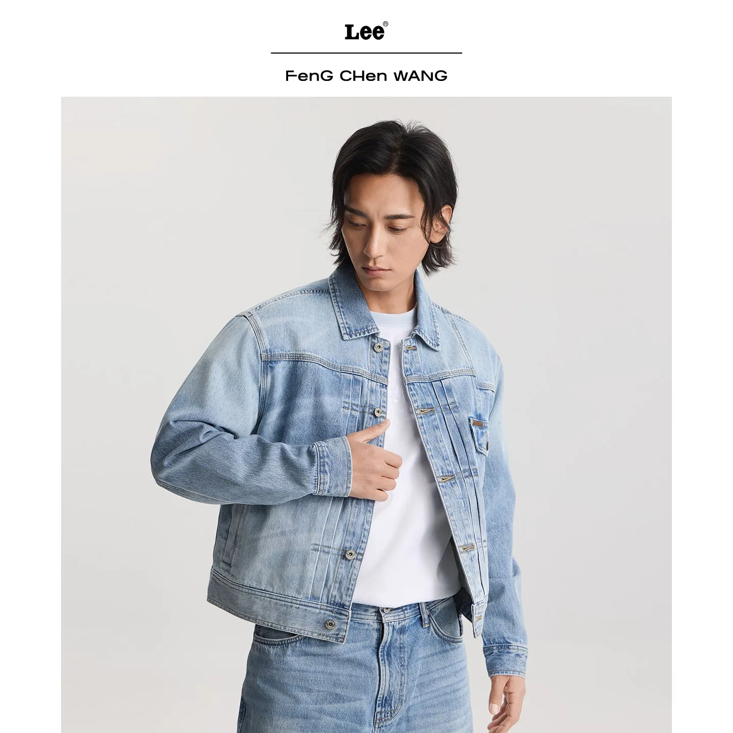 Lee x Feng Chen Wang L/S Denim Jacket denimjakke bambus
