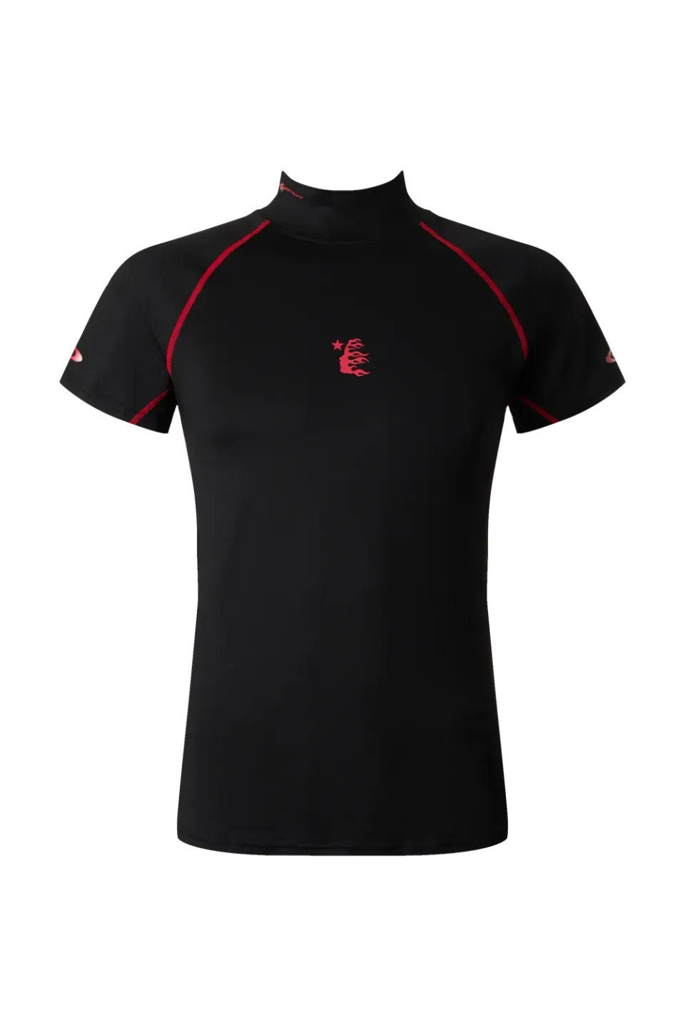 Hellstar Mockneck compression t-shirt sort