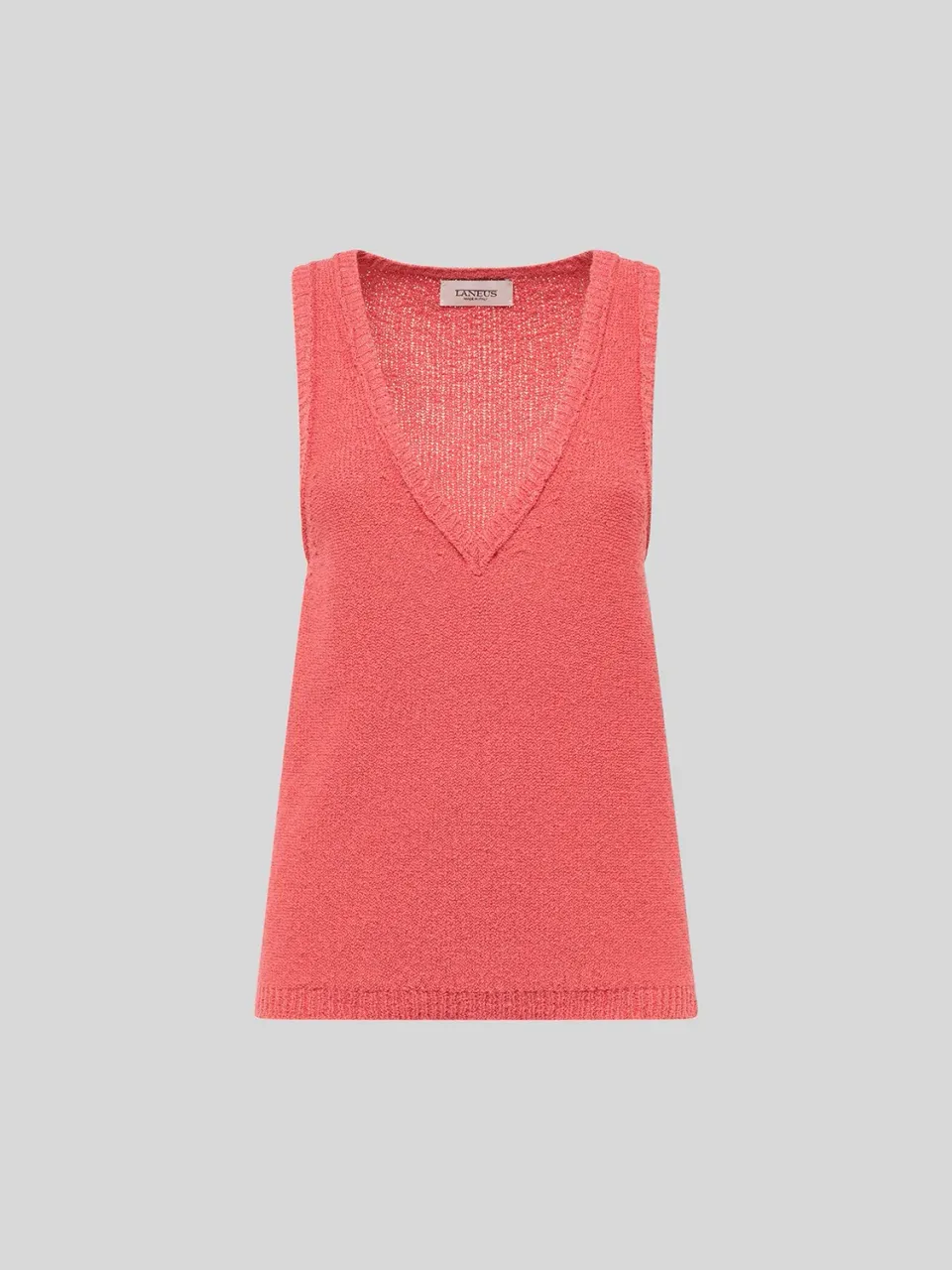 Laneus tanktop pink cashmere silke