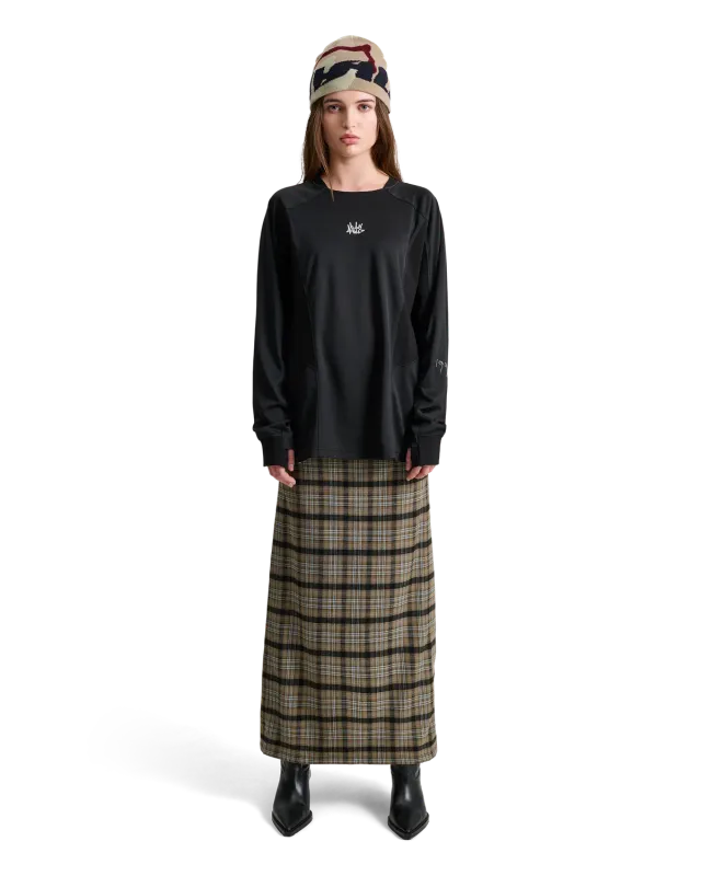 Alis Nikola langærmet trøje black polyester