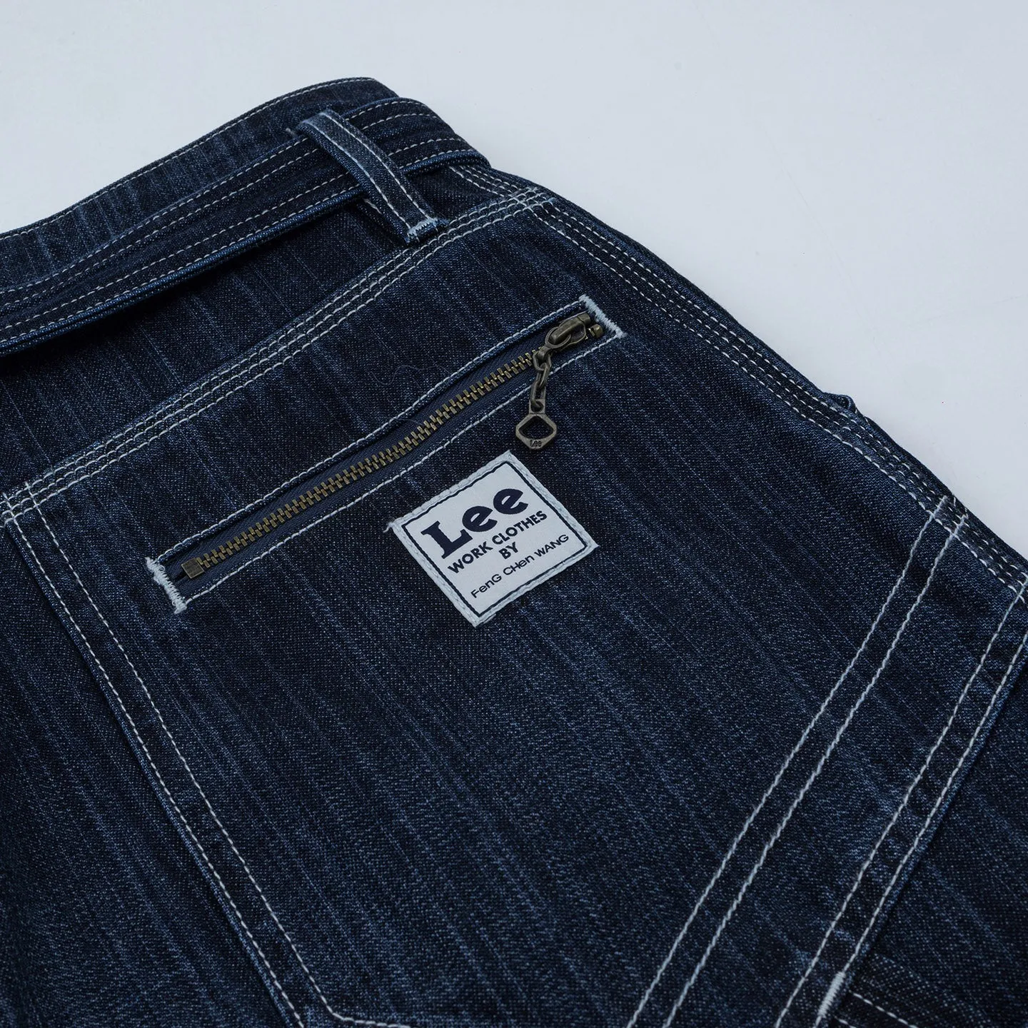 Lee x Feng Chen Wang jeans mørk vask ekstra vide