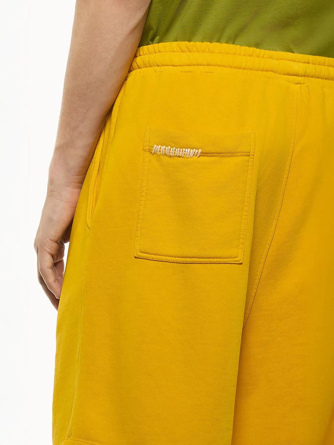 Laneus Cotton Sweat Bermuda shorts saffron bomuld