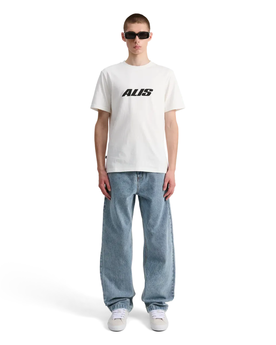 Alis Bam wide fit jeans Washed Light Blue