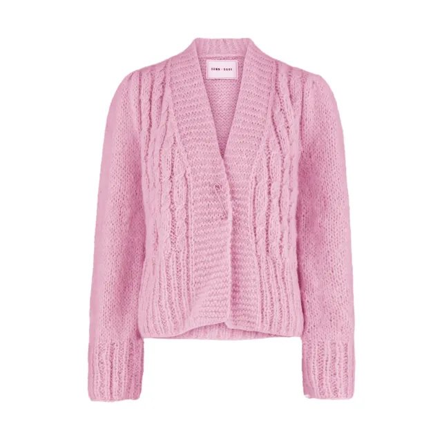 DAWNXDARE Grace cardigan 220 Pink babyalpaca