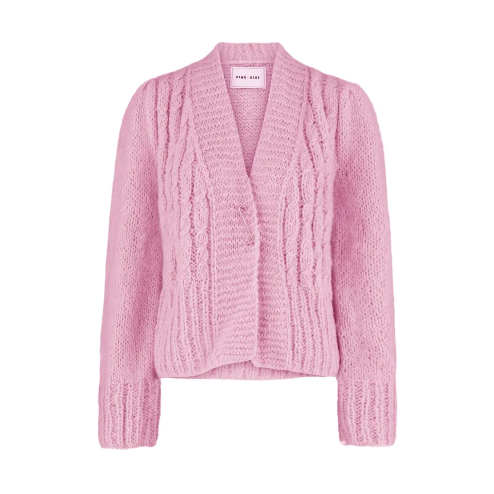 DAWNXDARE Grace cardigan 220 Pink babyalpaca
