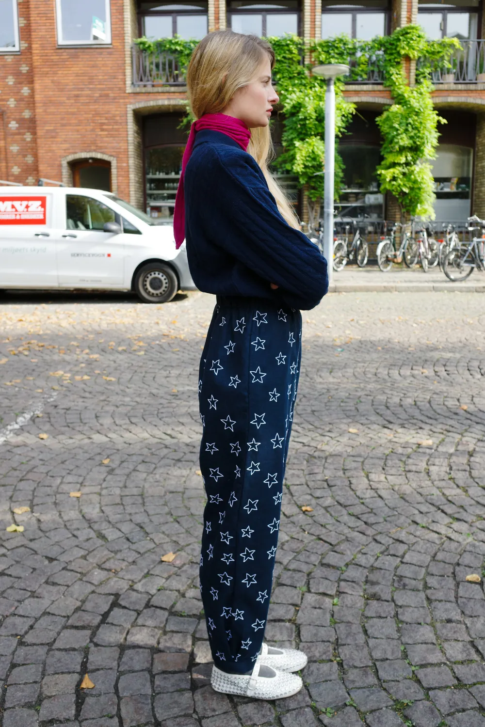 Caro Editions Coco Pants Navy Star bukser hør