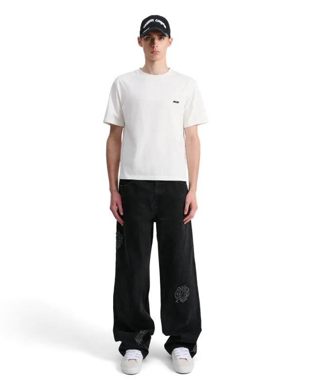 Alis Torey cropped t-shirt hvid bomuld
