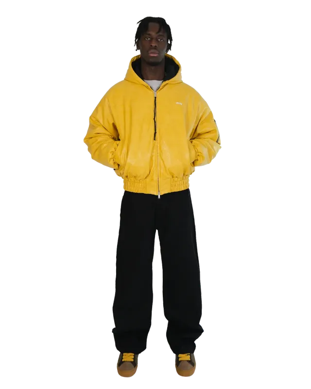Alis Hoiy oversized bomberjakke gul nylon