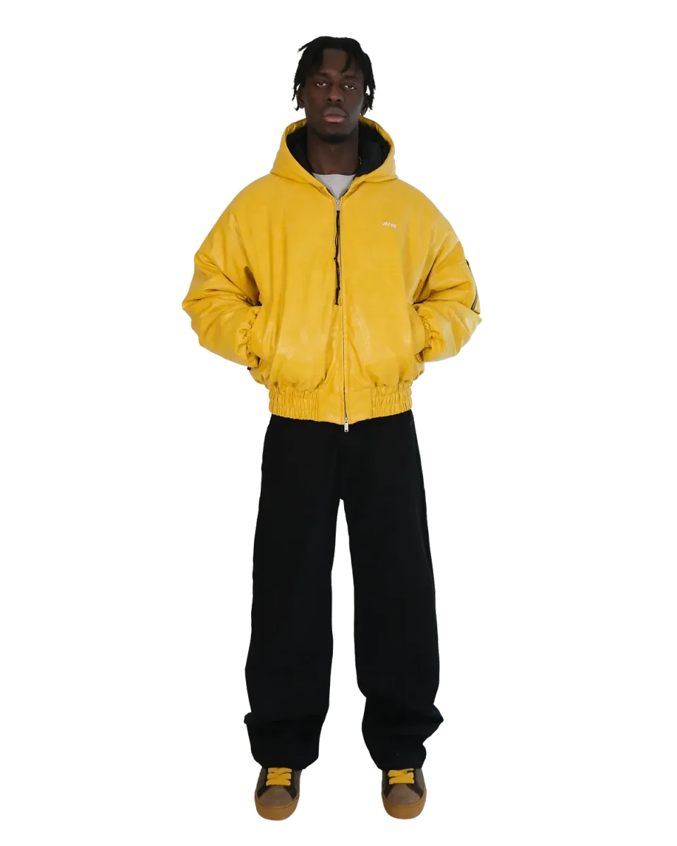 Alis Hoiy oversized bomberjakke gul nylon
