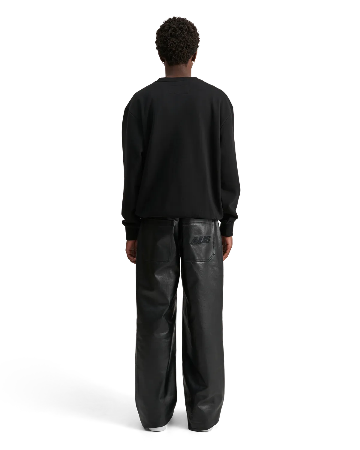 Alis Greco sweatshirt sort – tung bomuld