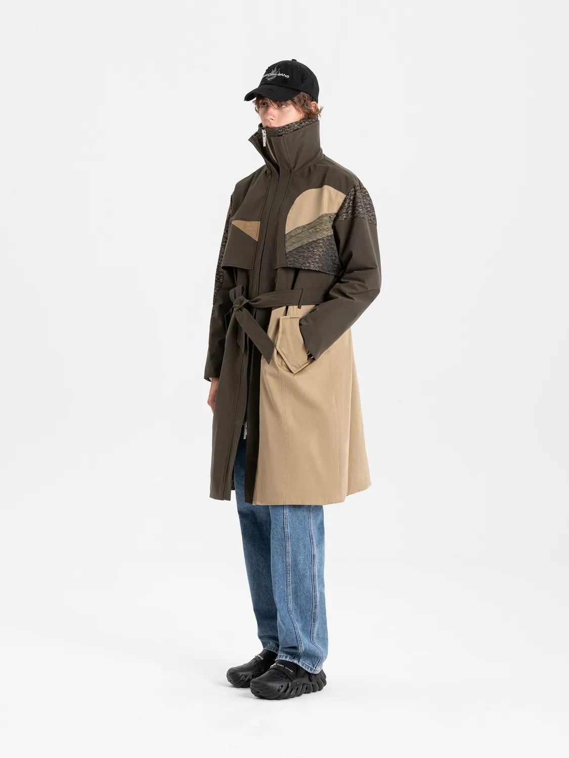 Feng Chen Wang Quilted Panel frakke XS-L quiltet