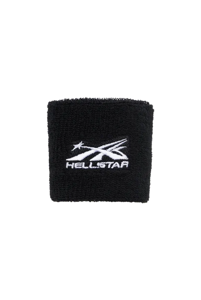Hellstar Sport Logo svedbånd sort 2-pak dobbelt bredde