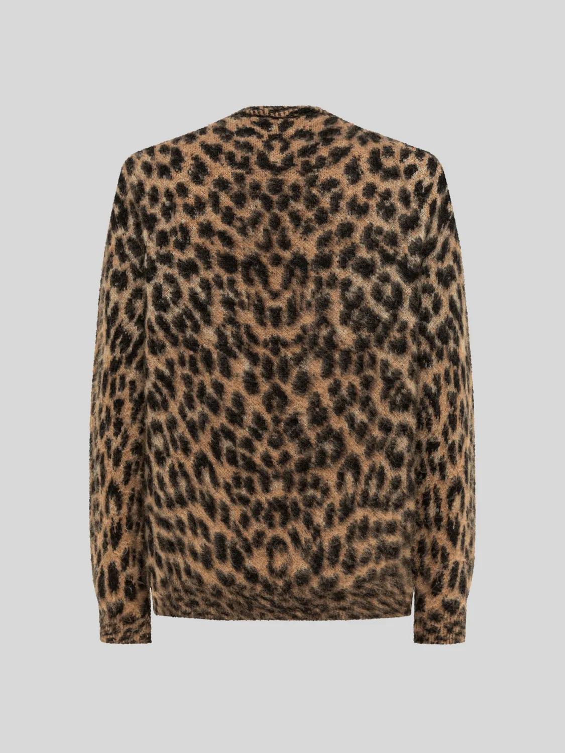 Laneus Brushed Spotted cardigan spotted alpaka