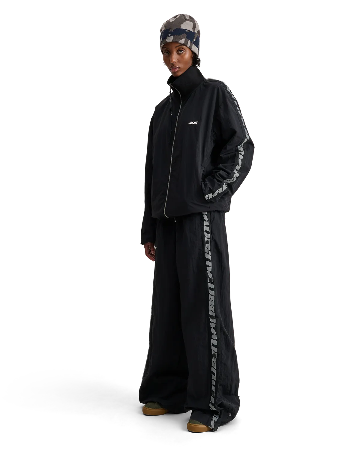 Alis Teefey track pants sort nylon