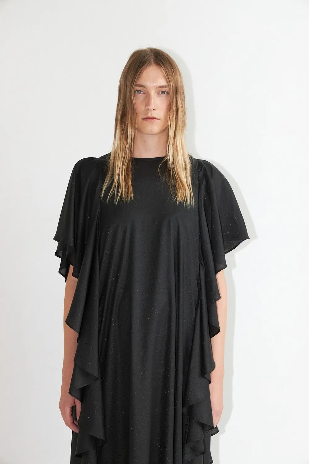 DAWNXDARE Virgo kjole 199 sort metallisk Tencel