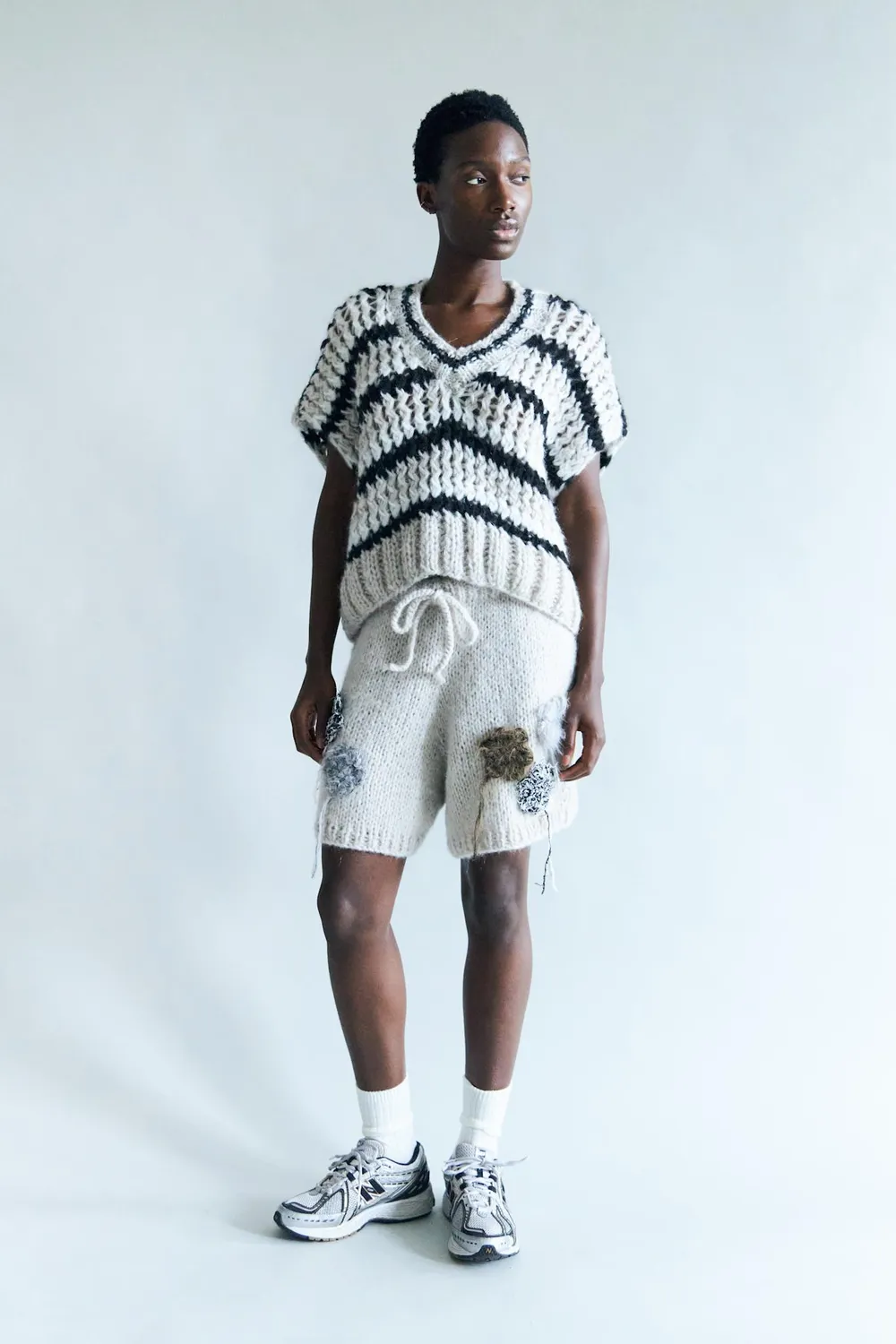 Dawnxdare Janie 110 Kit vest V-udskæring mohair