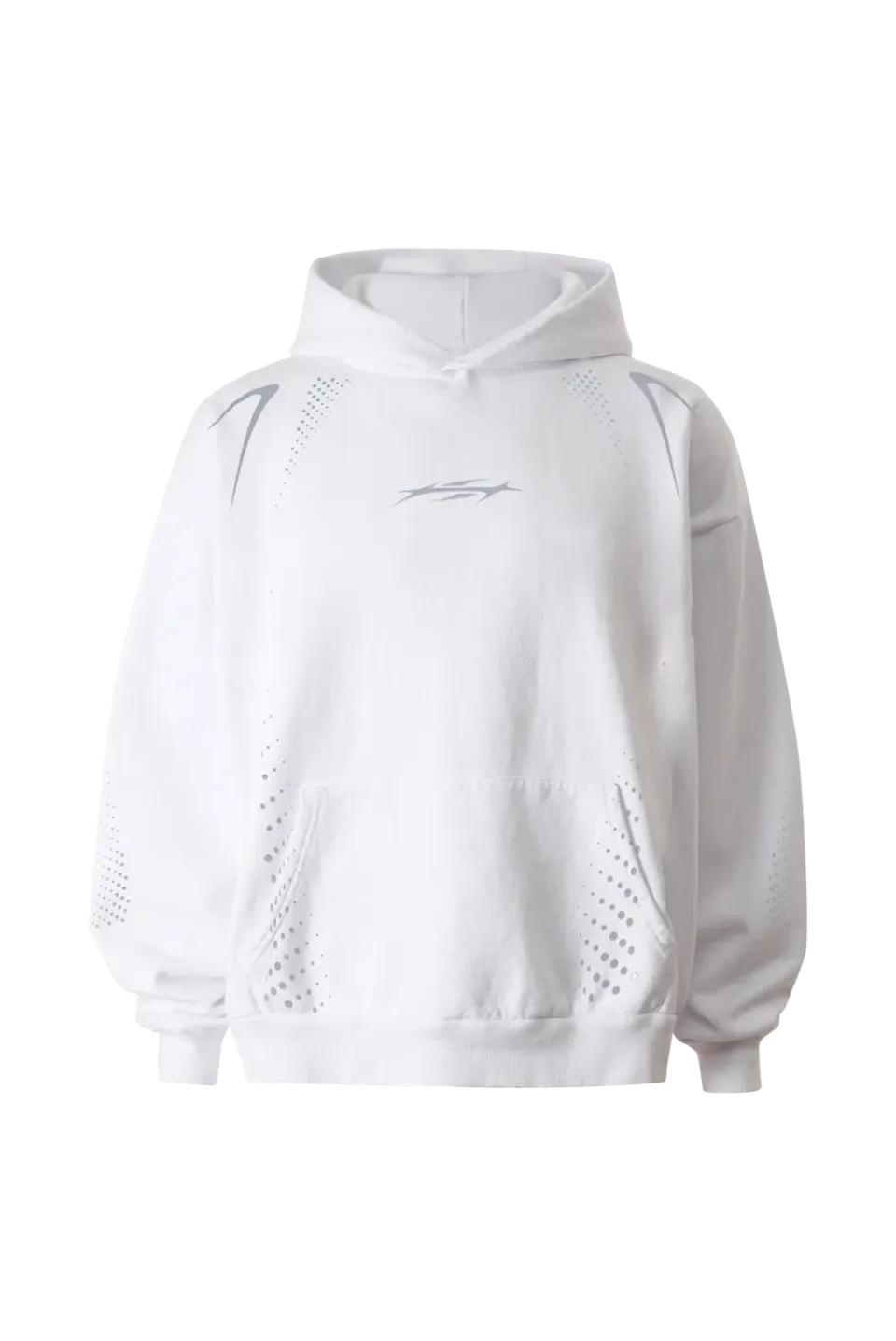Hellstar Hype Flight P2P hoodie hvid oversized