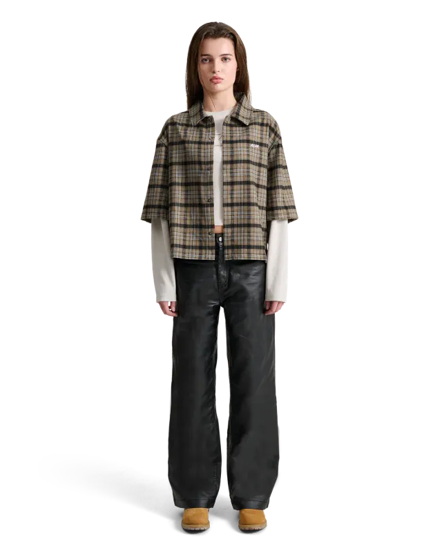 Alis Tody Double Layered skjorte sand blue tartan