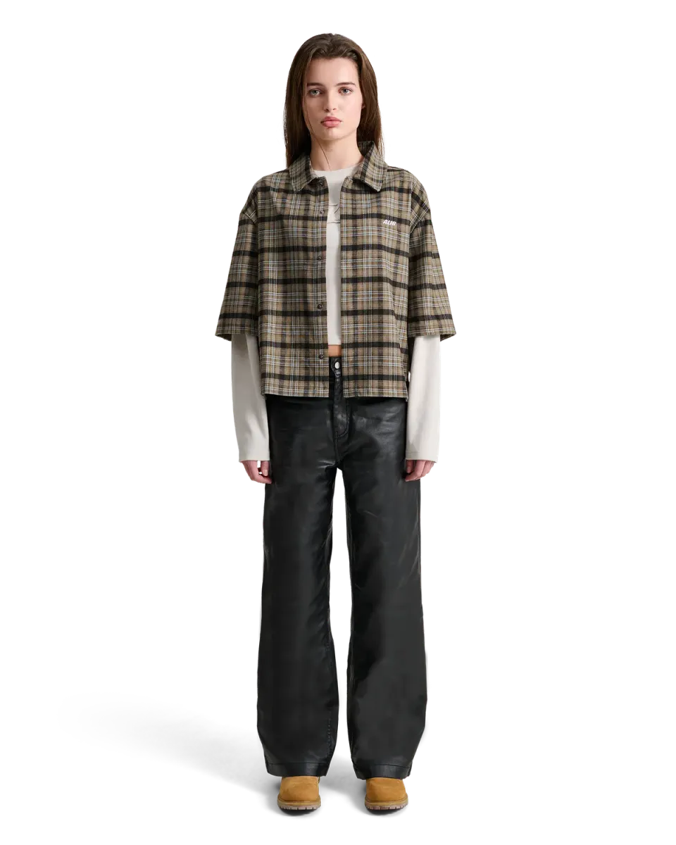 Alis Tody Double Layered skjorte sand blue tartan