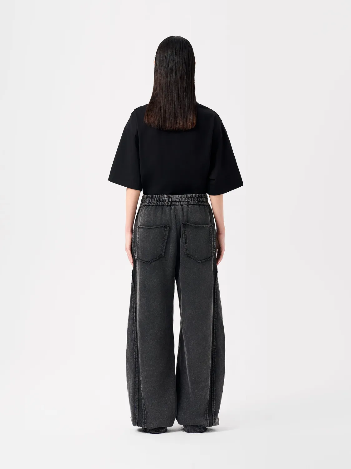 Feng Chen Wang Tie-Dye sweatpants patchwork vasket