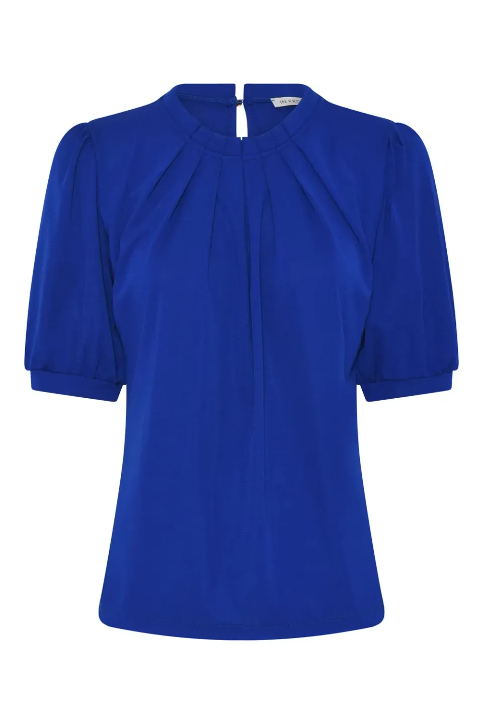 IN FRONT Grazia bluse med rund hals – blød jersey