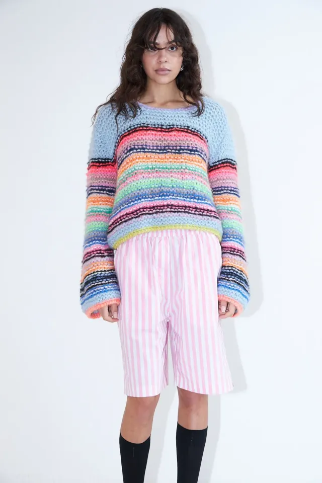 DAWNxDARE Sassie Stripe pullover 921 Ice Blue Multi