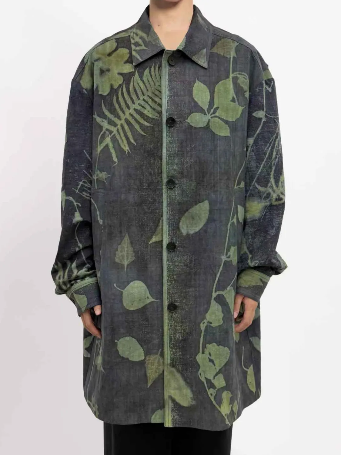 Feng Chen Wang Antique Plant Dyed frakke unik