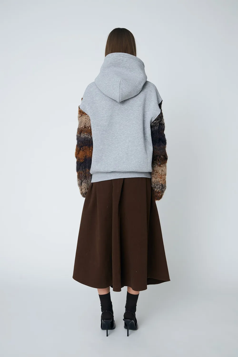 DAWNXDARE Jade 855 Soil hoodie strikærmer