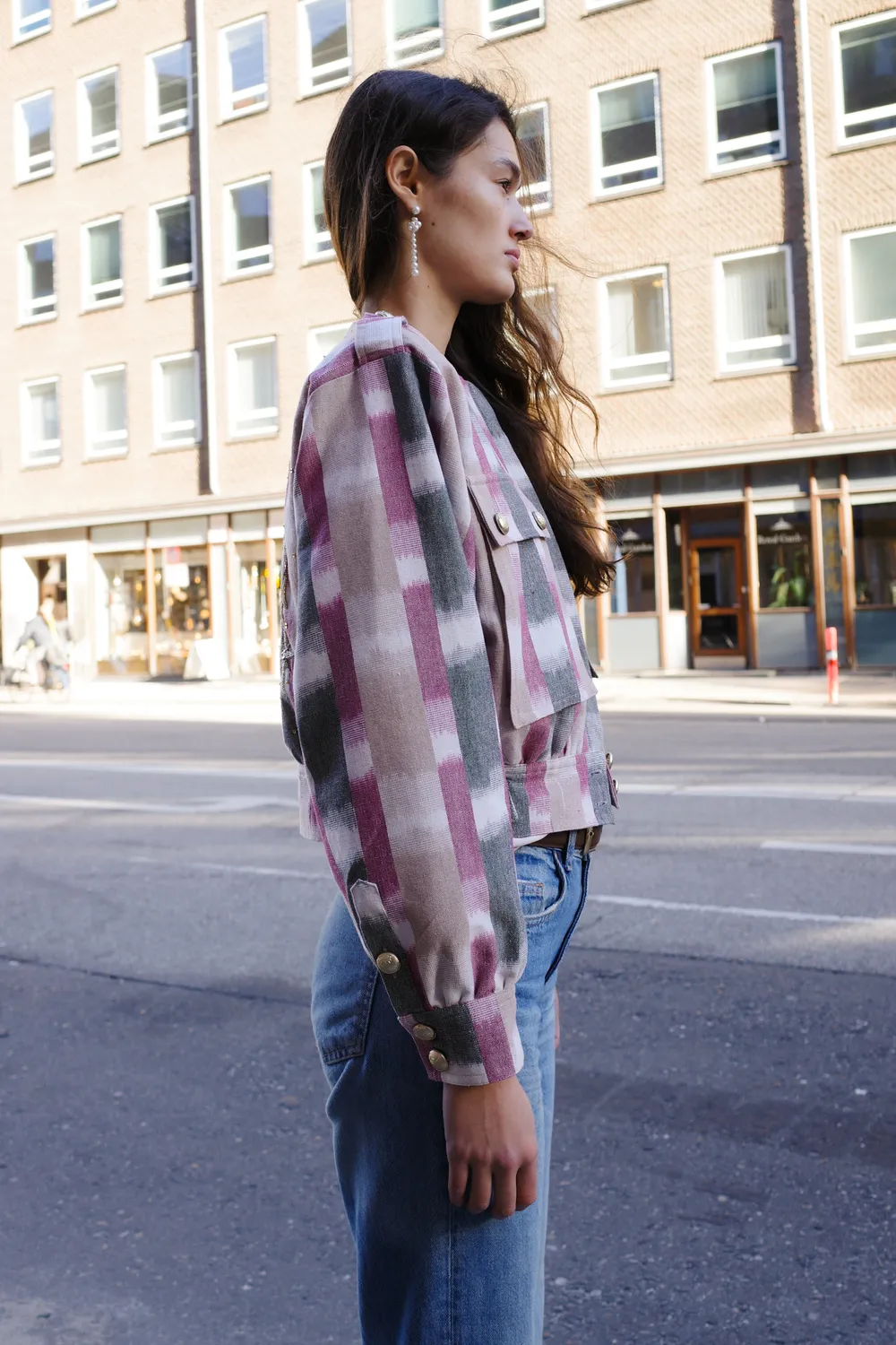 Caro Editions Laura Jakke ikat unicorn bomuld