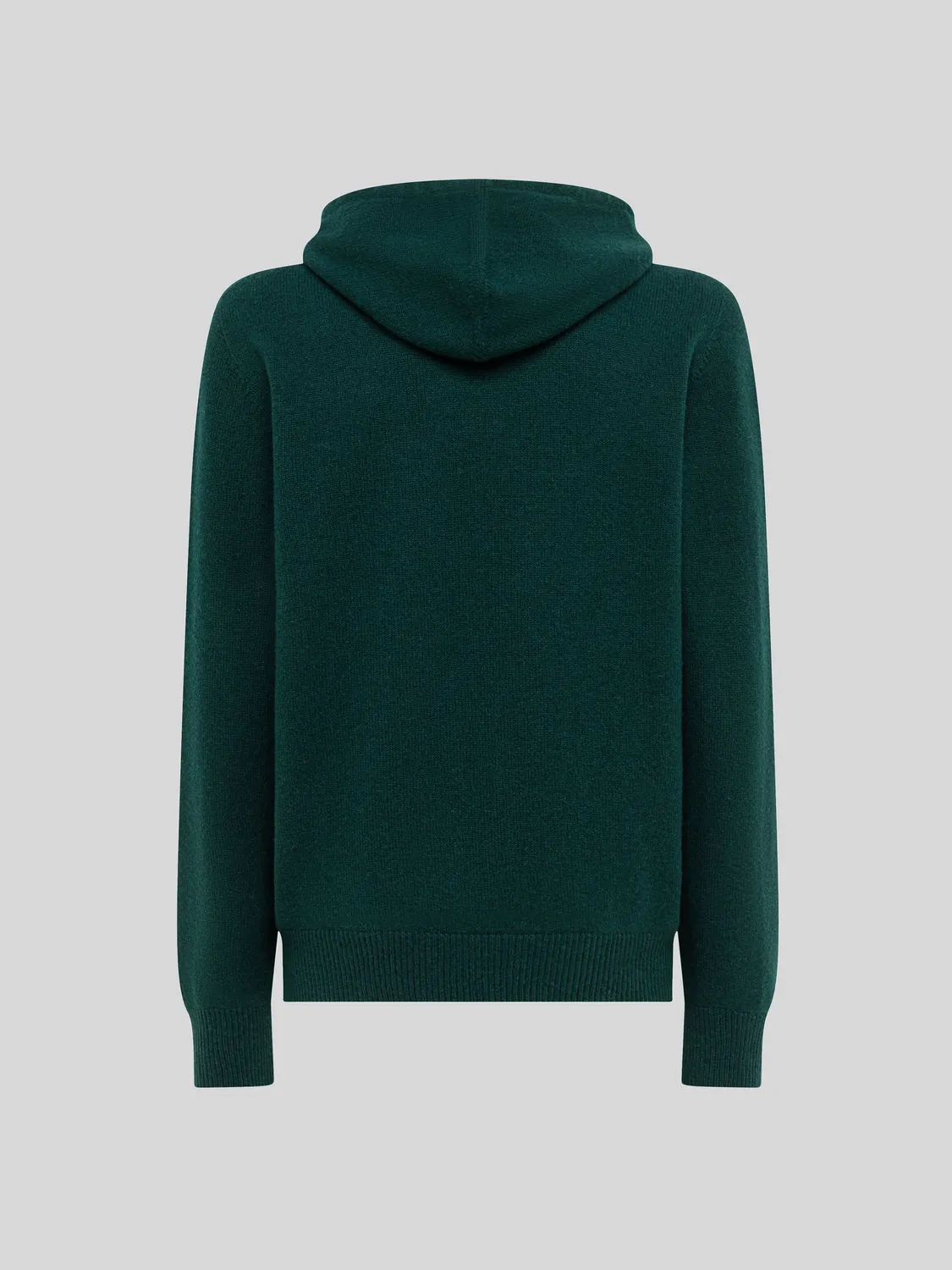 Laneus Wool Cashmere Hoodie hættetrøje gron uld