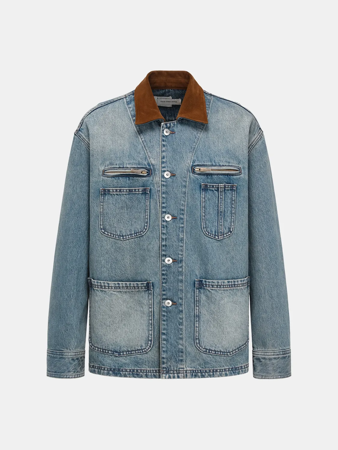 Feng Chen Wang Denim jakke relaxed fit