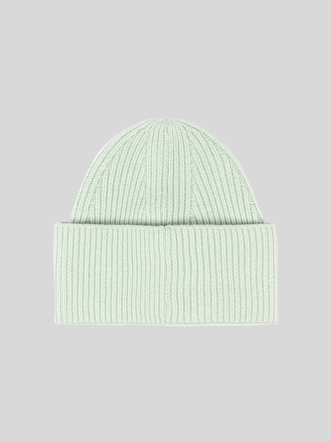 Laneus Cashmere Beanie hue salviegrøn kashmir