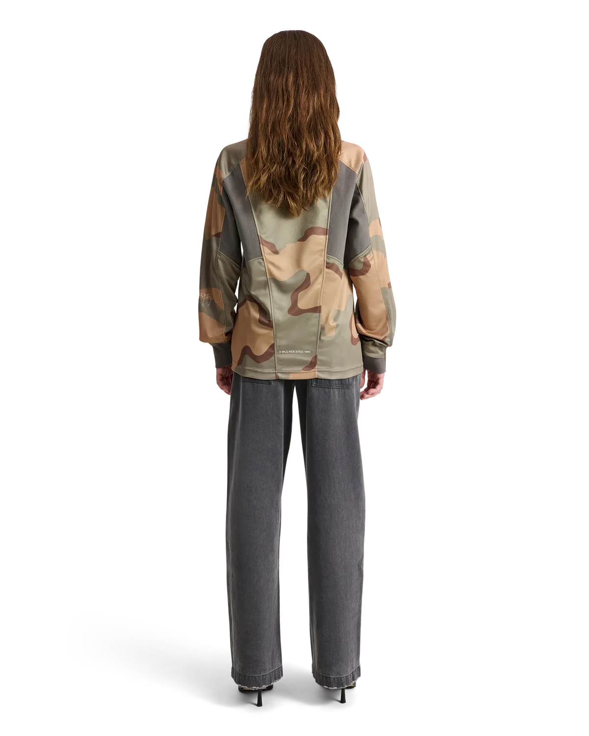 Alis Nikola langærmet trøje camouflage polyester