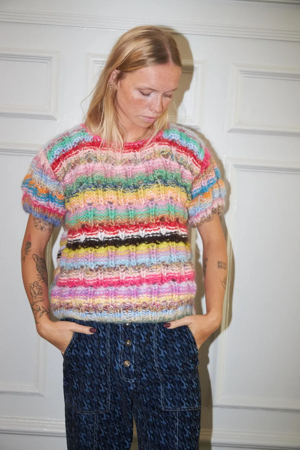DAWNXDARE ACACIA DS pullover 900 multi kortærmet