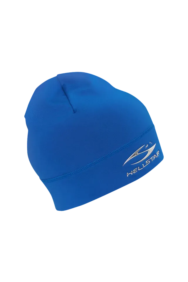 Hellstar Skull Cap hue blå kromlogo