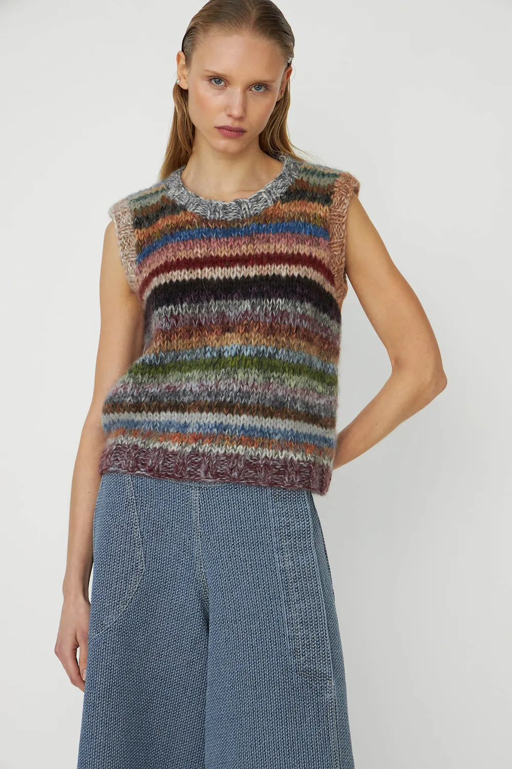 DAWNXDARE Cooper DS 990 strikvest mørk mohair