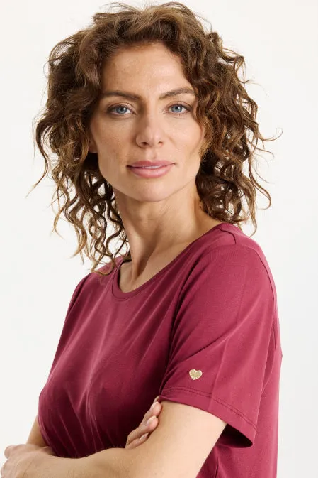 IN FRONT Nina t-shirt rund hals modal S-XXL