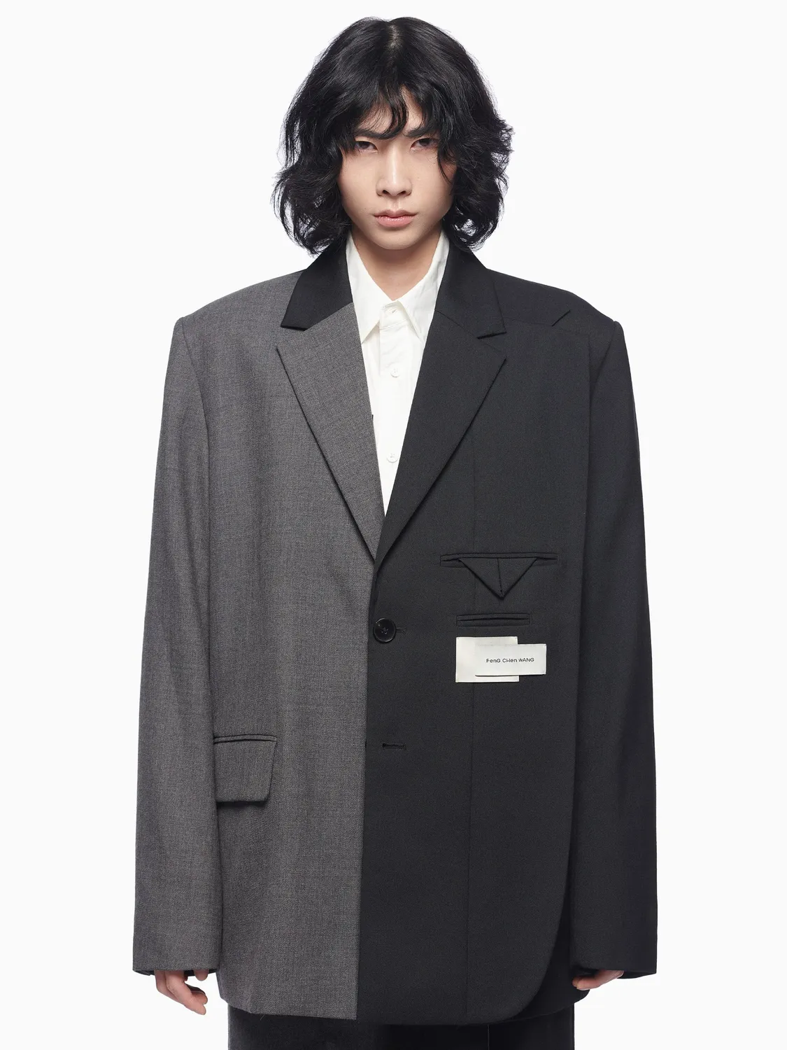 Feng Chen Wang Deconstructed Wool blazer uld