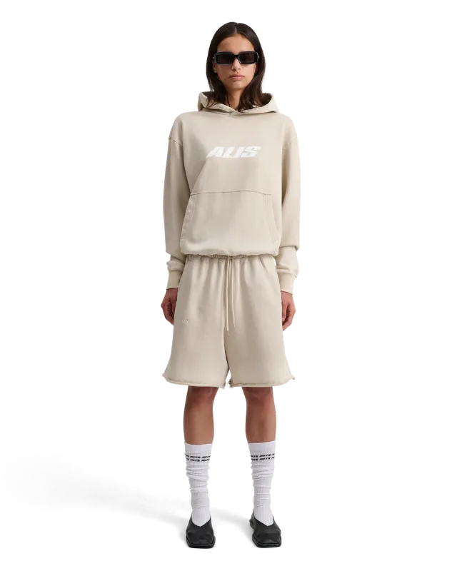 Alis Wilkes sweatshorts faded sand bomuld