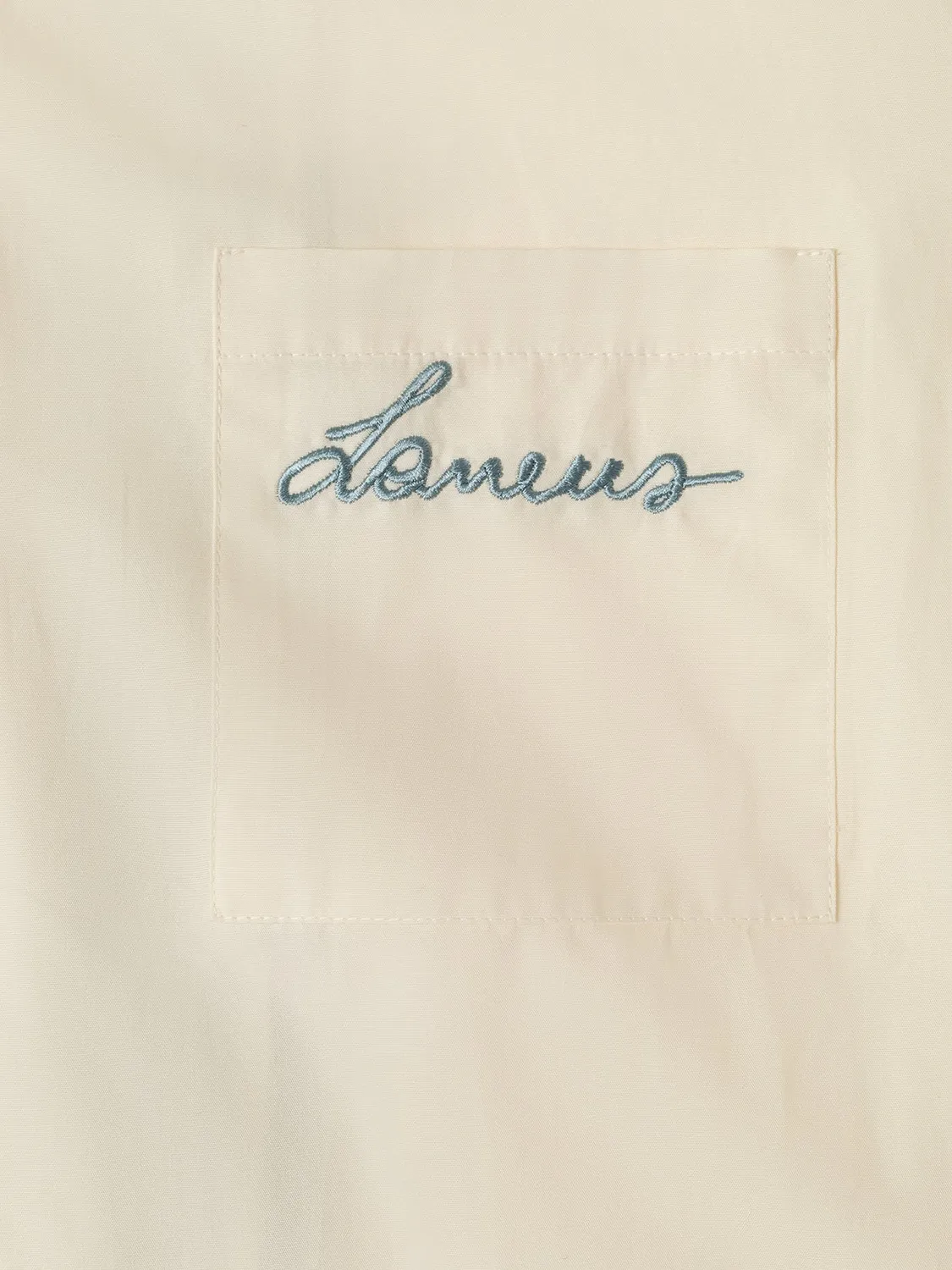 Laneus Embroidered Shirt skjorte creme bomuld