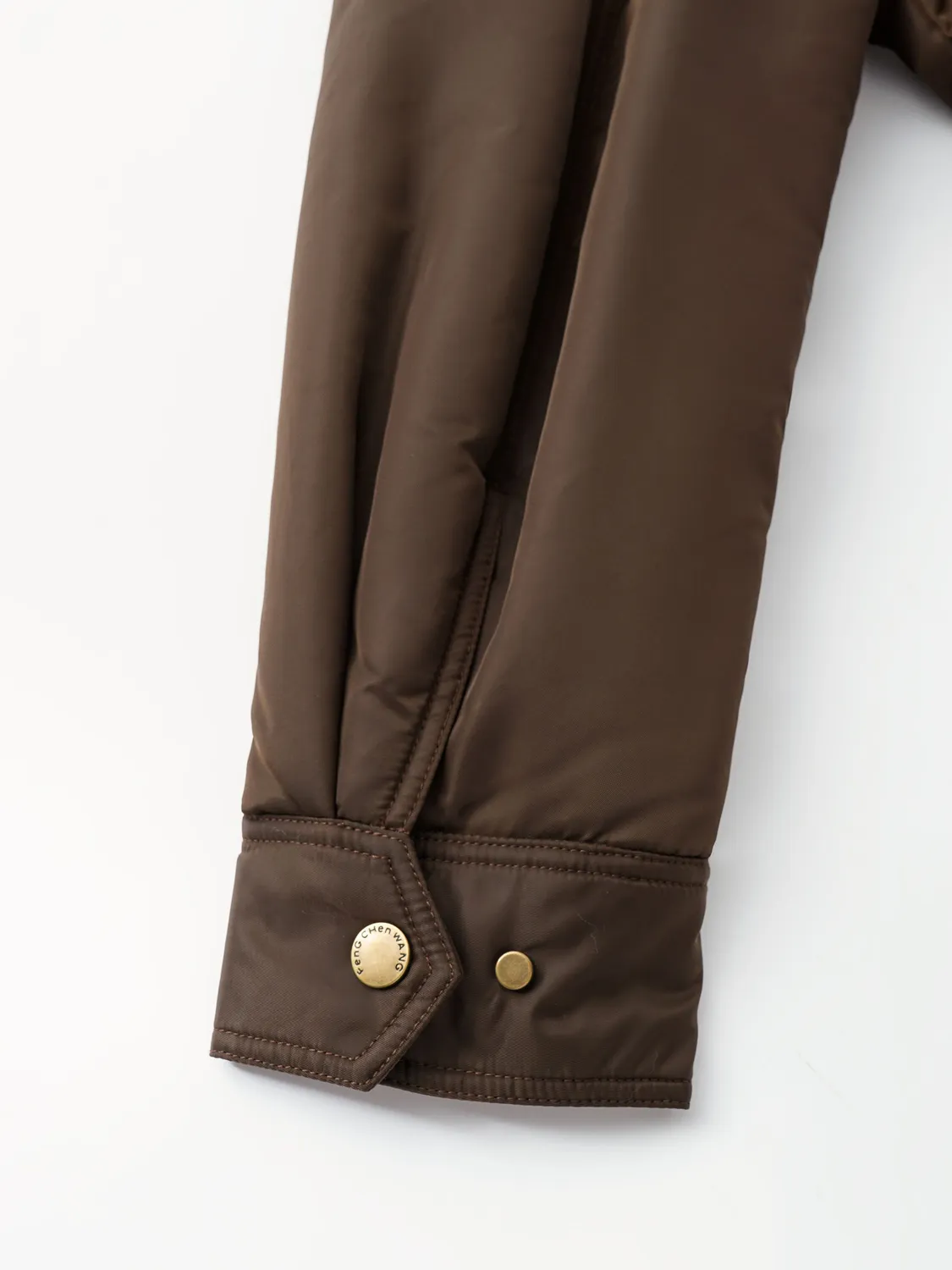 Feng Chen Wang Padded Utility jakke XS-XL brun aftagelig krave