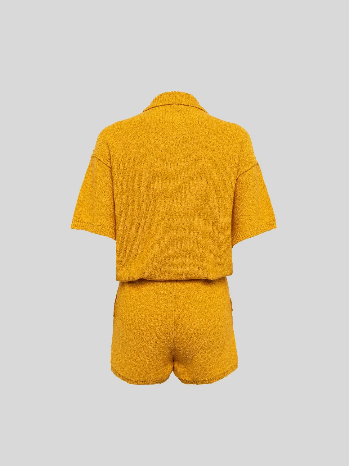Laneus kort jumpsuit cashmere safran