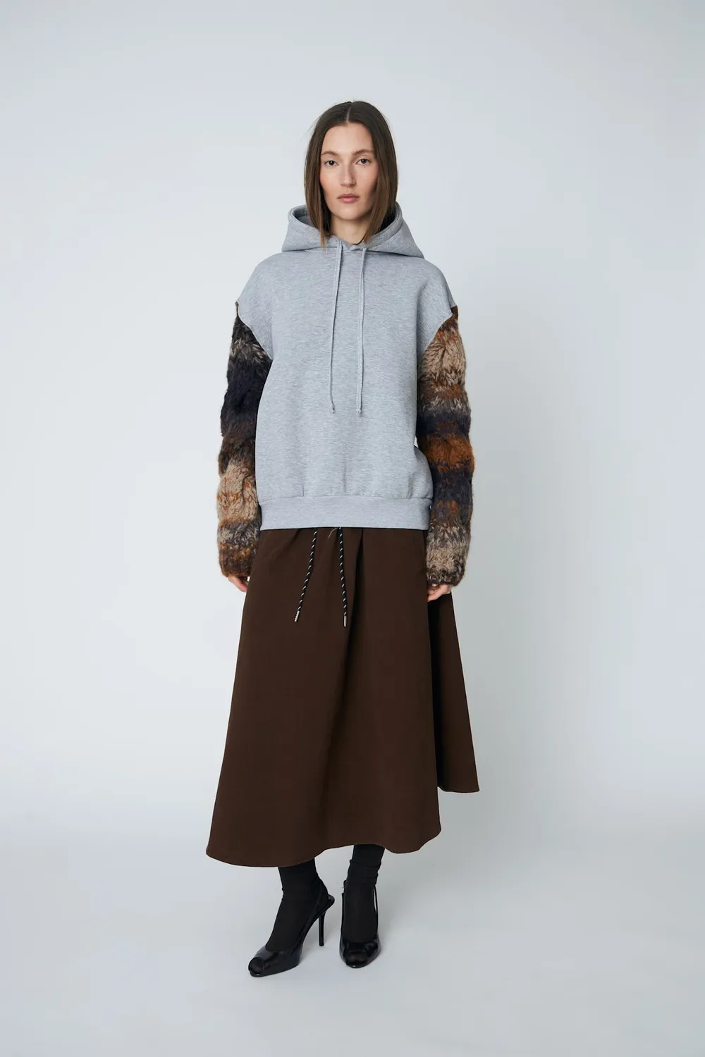 DAWNXDARE Jade 855 Soil hoodie strikærmer