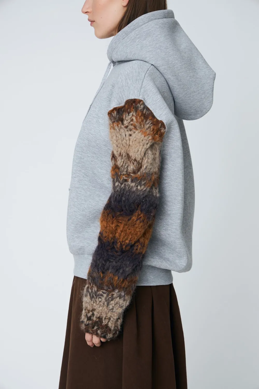 DAWNXDARE Jade 855 Soil hoodie strikærmer