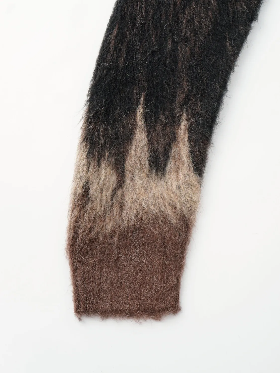 Feng Chen Wang Jacquard striktrøje sort brun