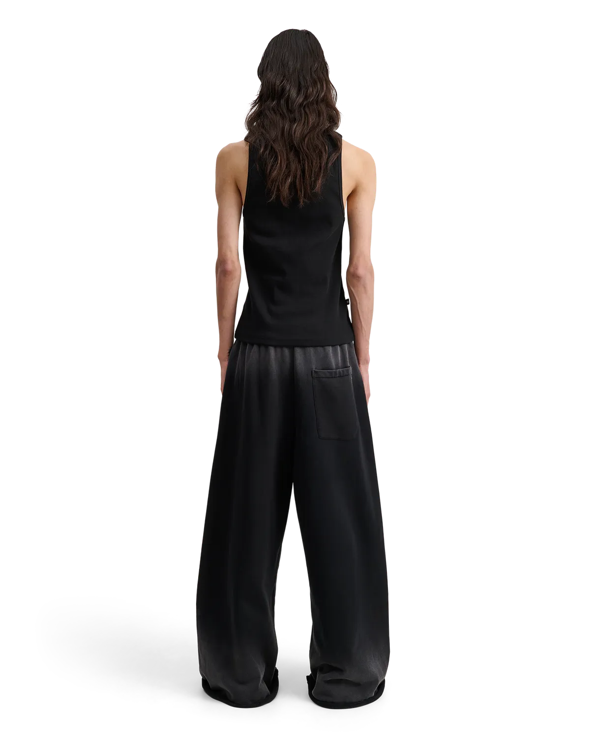 Alis Mikheil sweatpants faded black vide bomuld