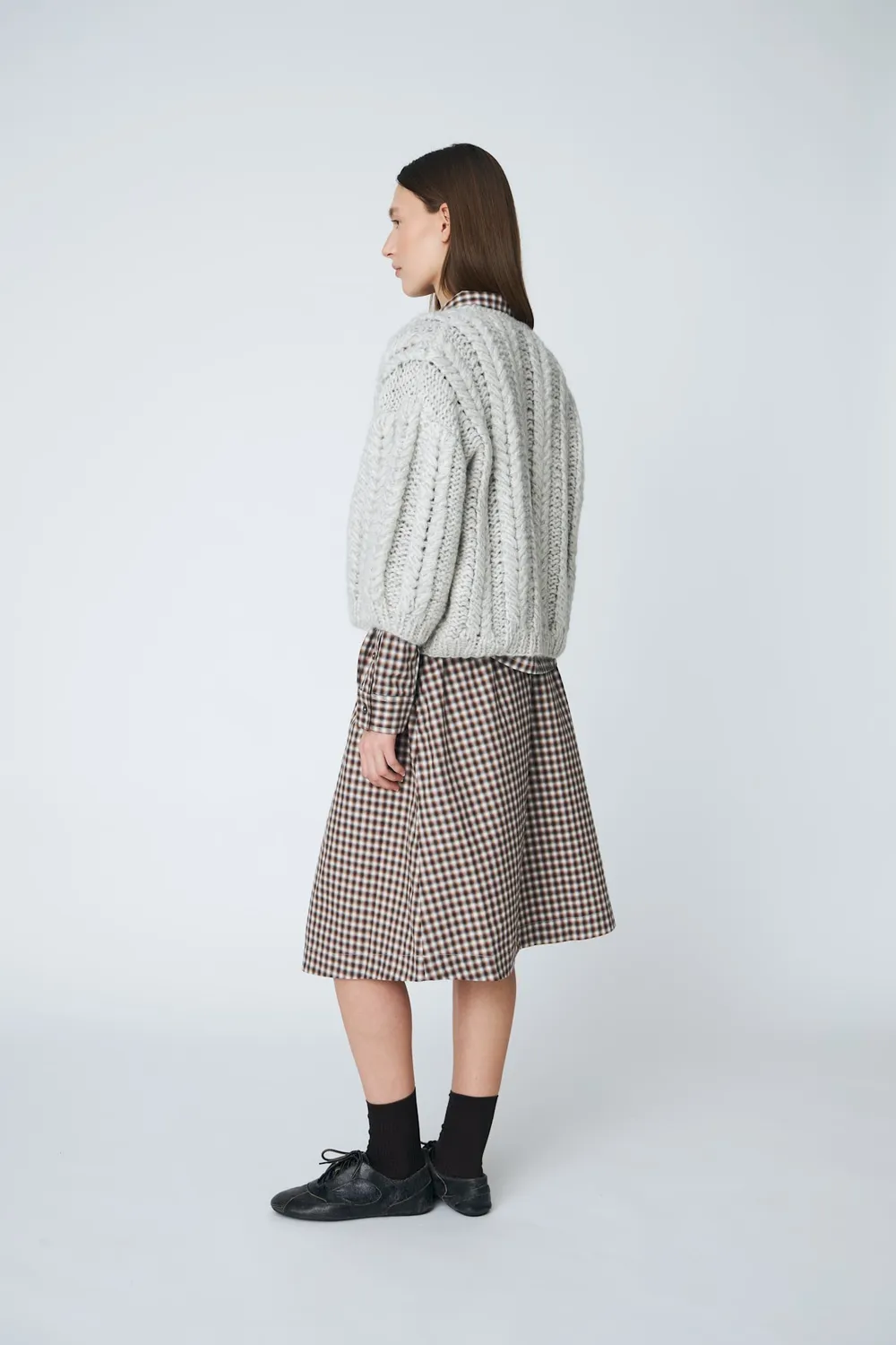 DAWNXDARE Annie cardigan strikcardigan vaporous fletstrik