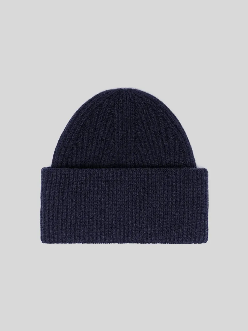 Laneus Cashmere Beanie hue navy blue kashmir