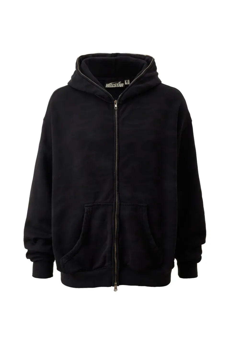 Hellstar Overdye Cheetah Zip-up hættetrøje lilla